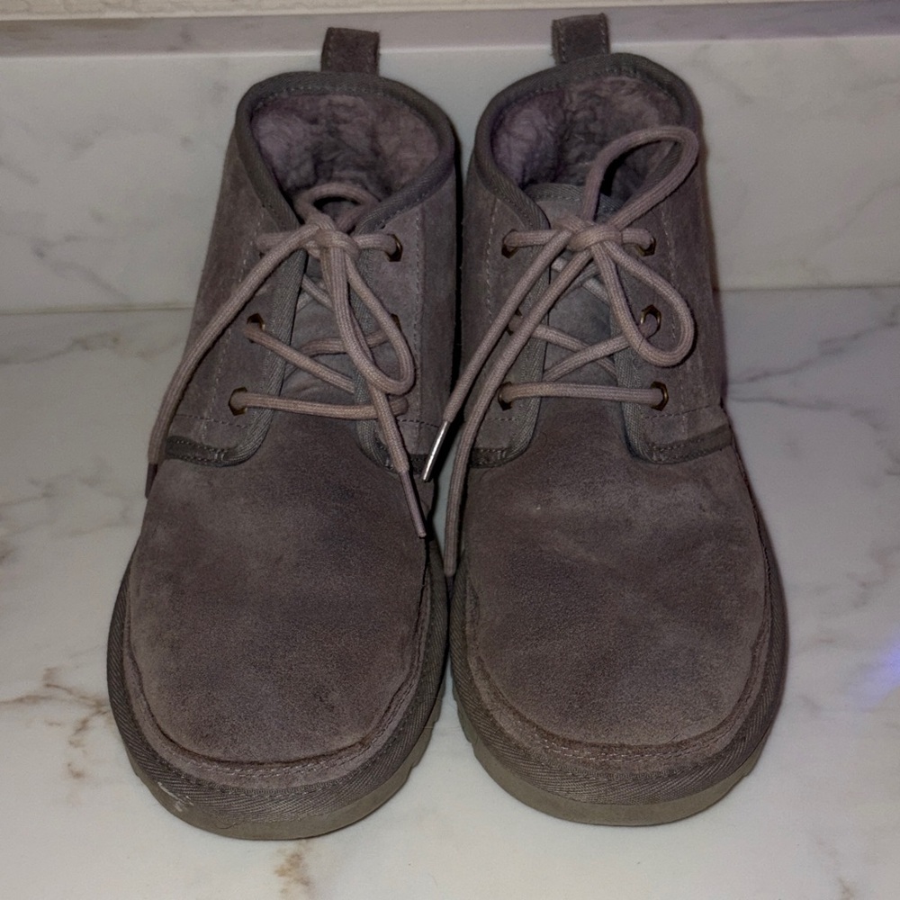 UGG Women's Gray Suede Ankle Boots